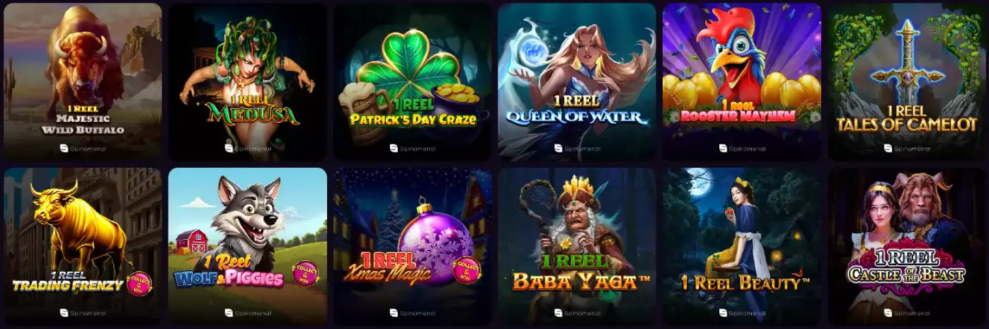 Lucky Gans Casino gokkasten met fantasyfiguren, dieren, mythologische personages en bonusfuncties